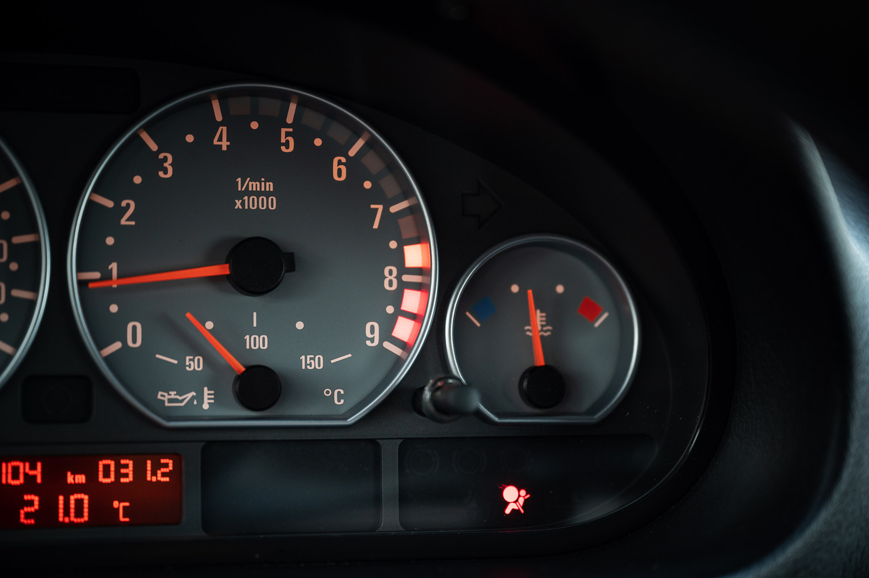 Interiörbild 2005 BMW M3 E46 manuell