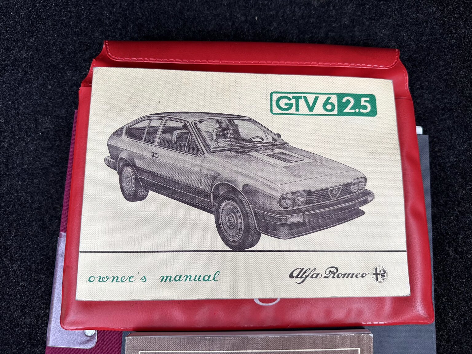 Dokumentation för 1984 Alfa Romeo GTV 6 2.5