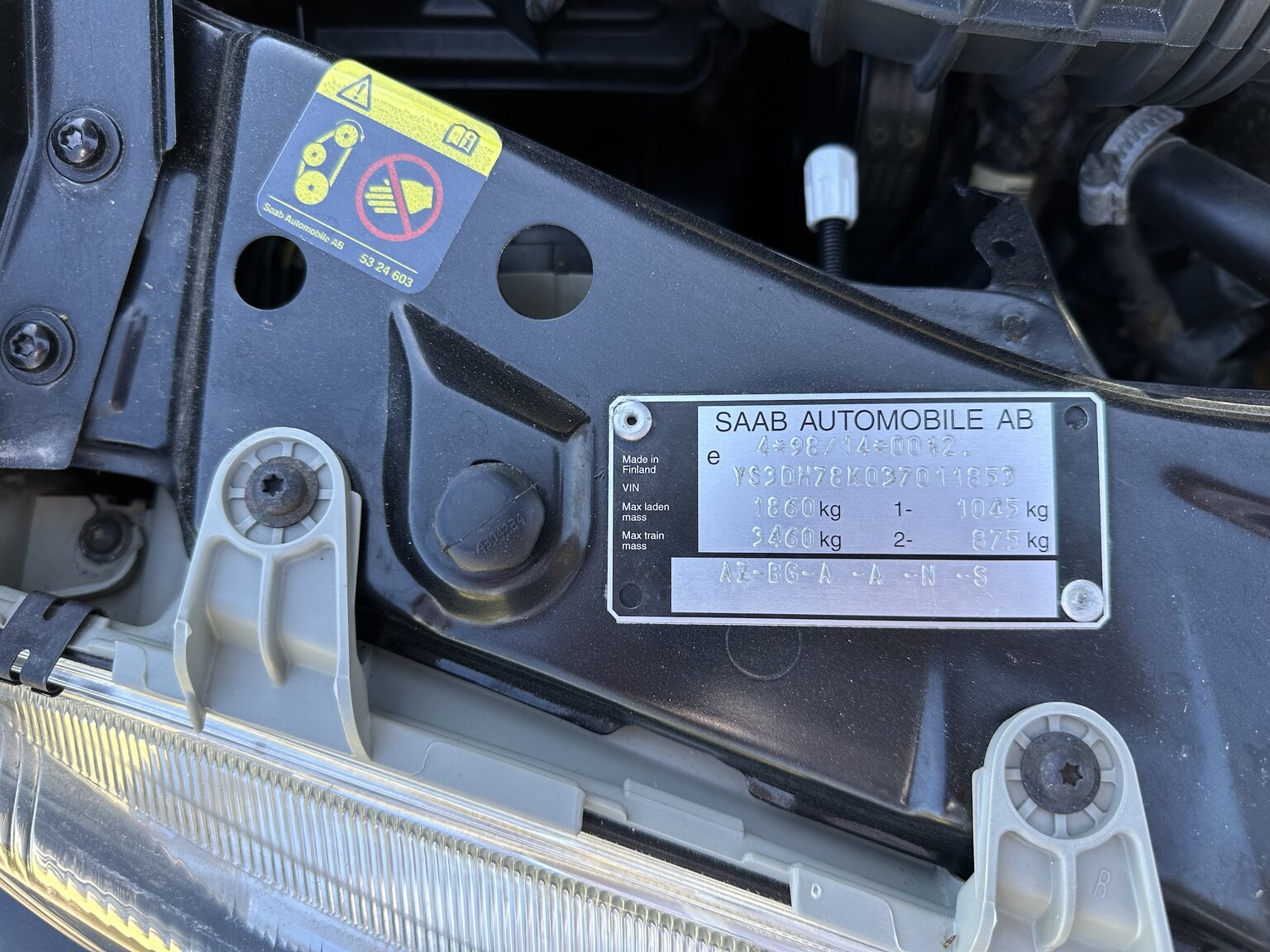 2003 SAAB 9-3 Aero Turbo Cabriolet, Mekanik