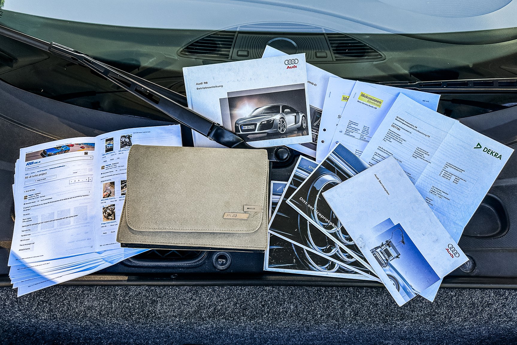 Documentation for 2008 Audi R8 4.2 V8 Turbo Manuell
