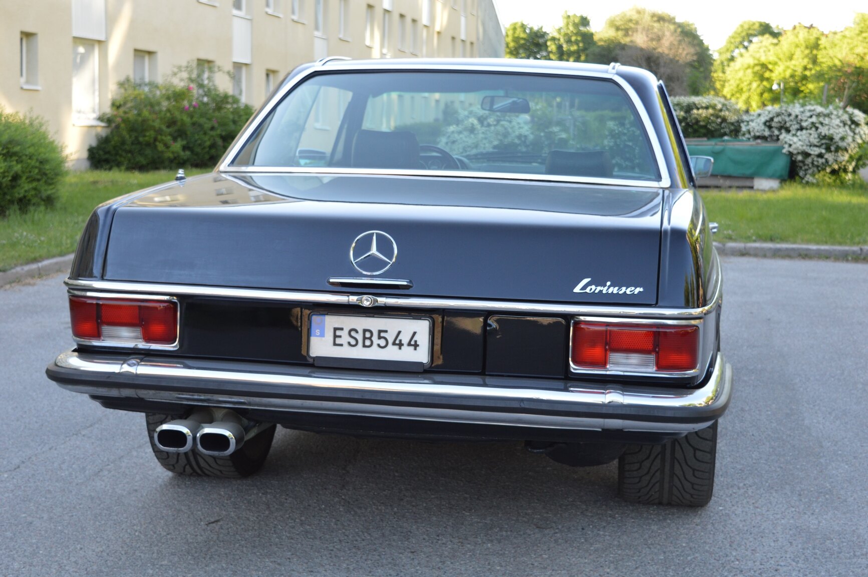 Exteriörbild på 1969 Mercedes-Benz 250 C "Lorinser"