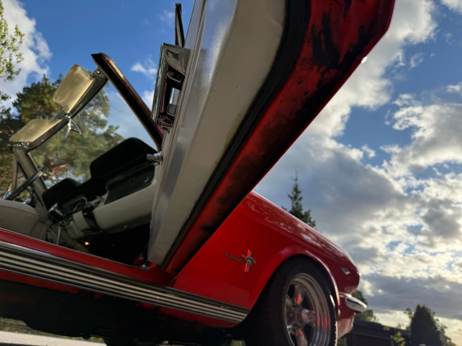 Interiörbild 1965 Ford Mustang Cabriolet (36)