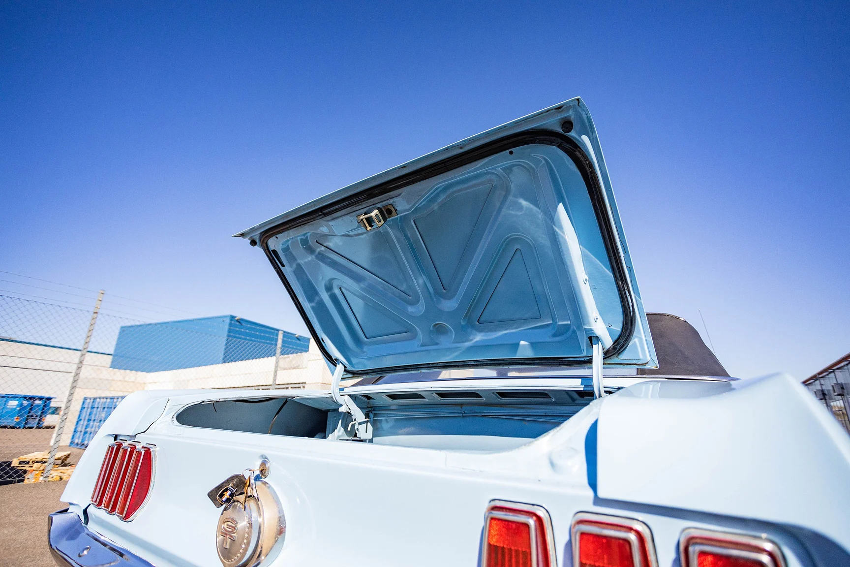 Interiörbild 1969 Ford Mustang GT Cabriolet "M-code" (7)