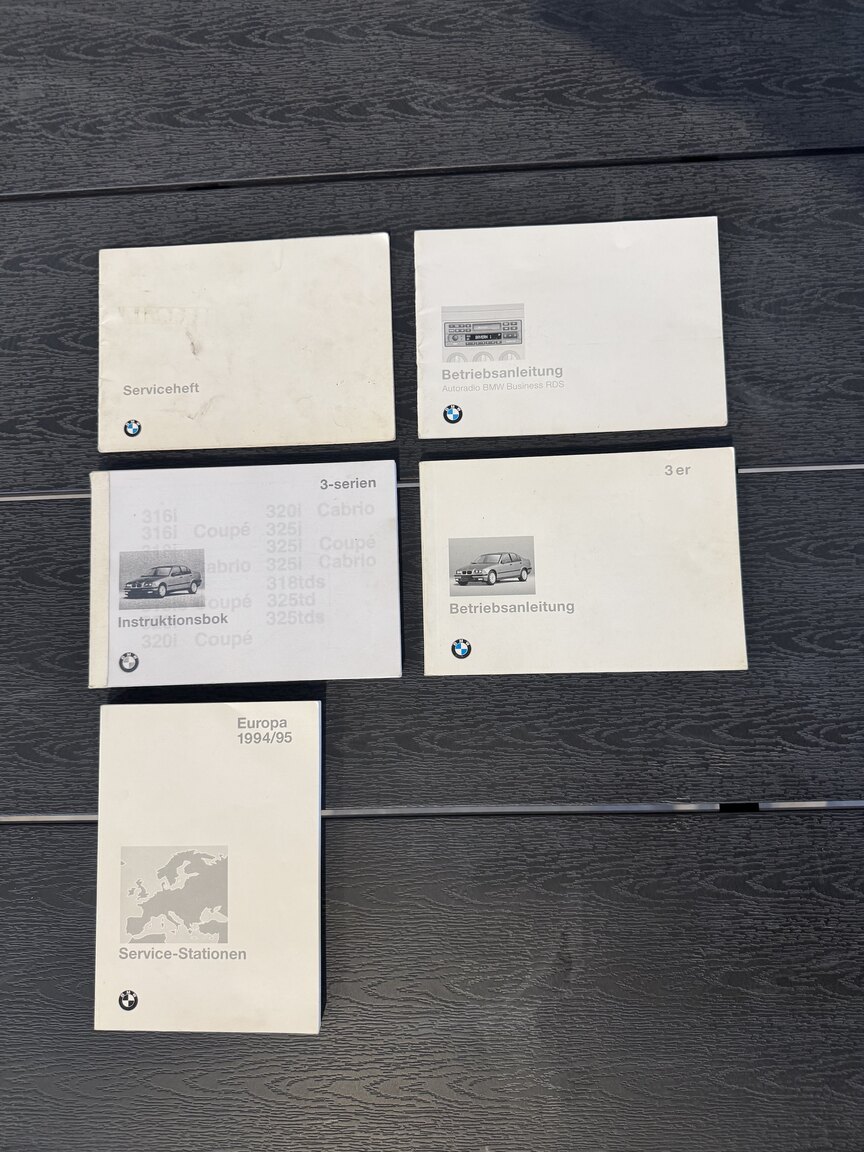Documentation for 1995 BMW 325i Coupé AVUS Edition "No Reserve Auction"