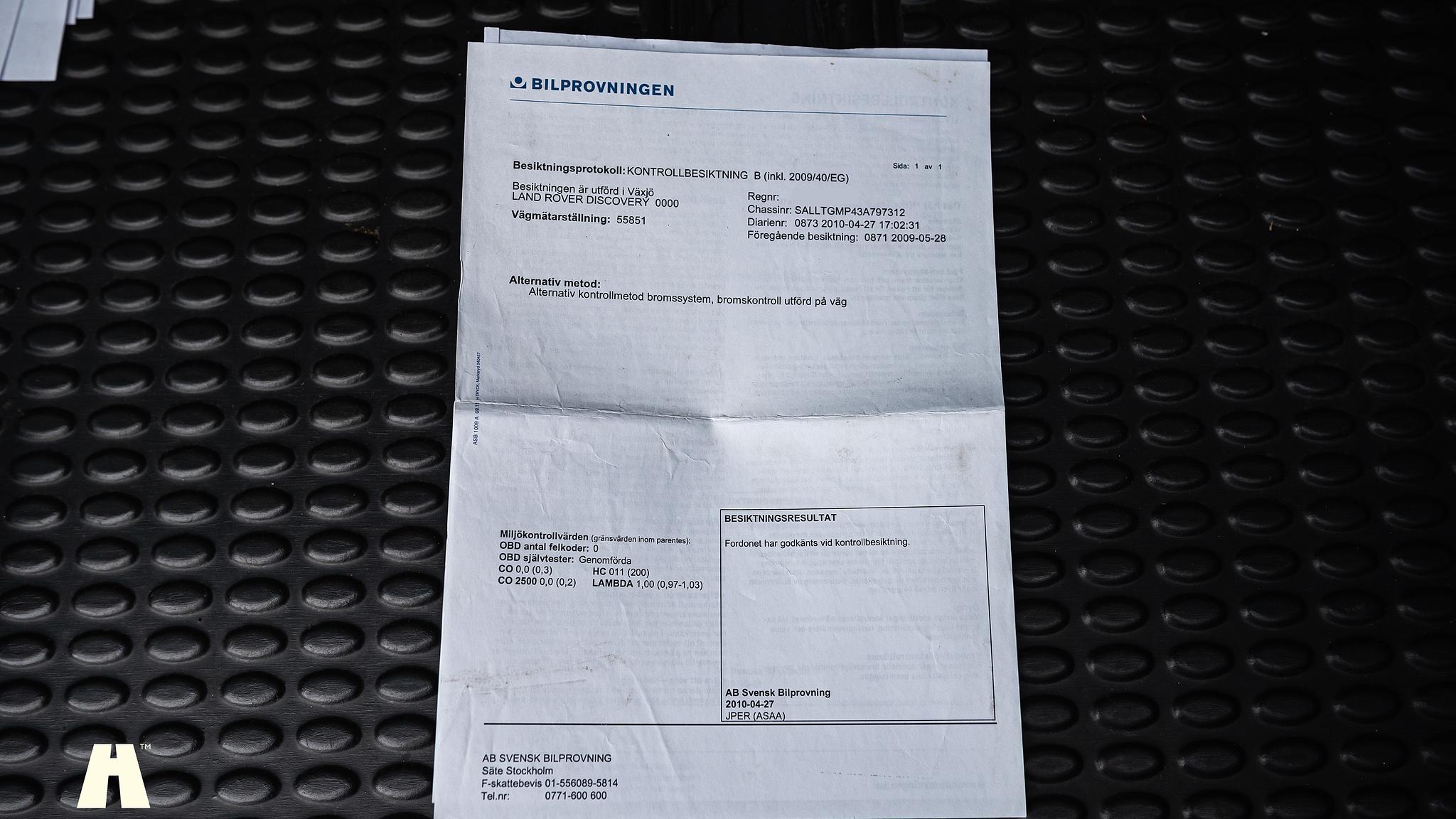 Documentation for 2003 Land Rover Discovery II, 2003