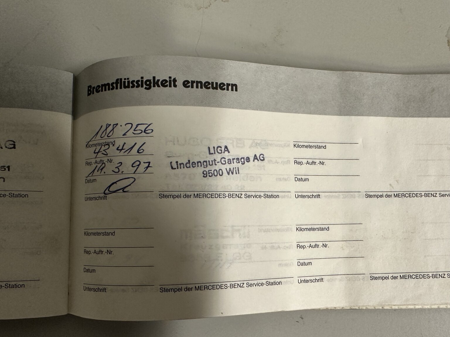 Dokumentation, 1986 Mercedes-Benz 500 SEC (24)