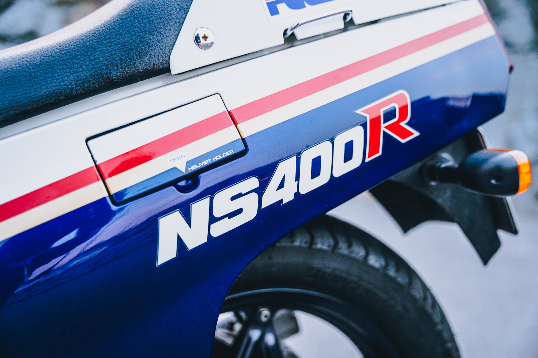 Exterior image of 1986 Honda NS400R Rothmans Replica