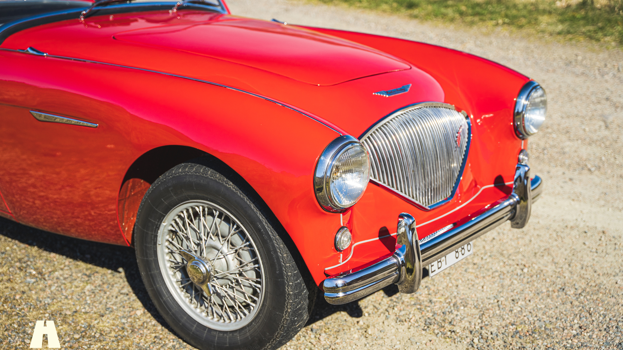 Exteriörbild på 1954 Austin Healey 100 BN1 (21)