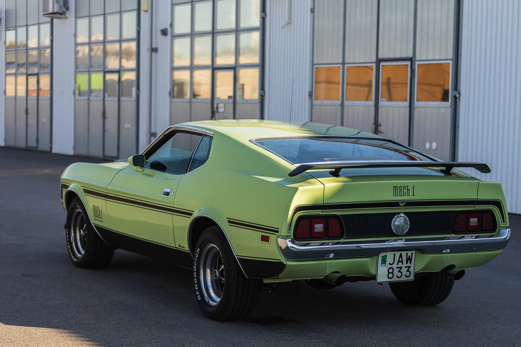 Aussenfoto 1971 Ford Mustang Mach 1 351cui (7)