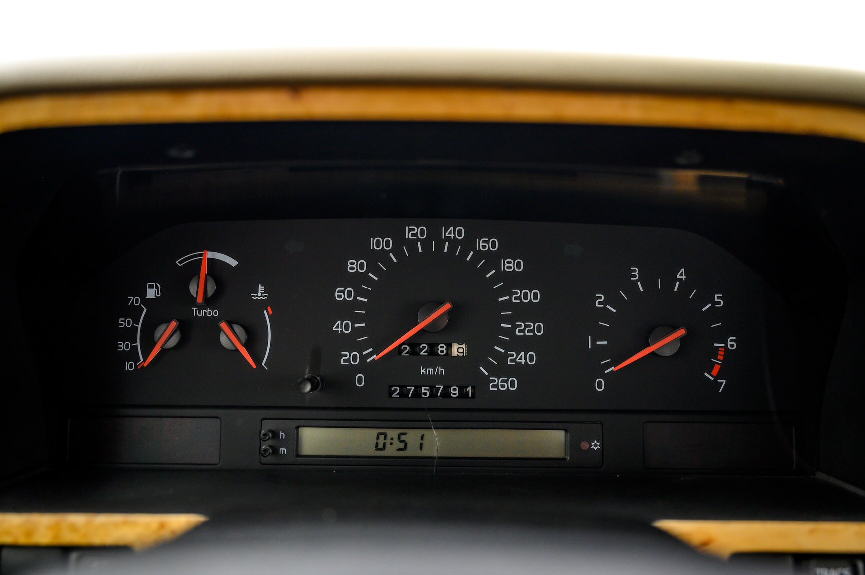 Interiörbild 1996 Volvo 850 R