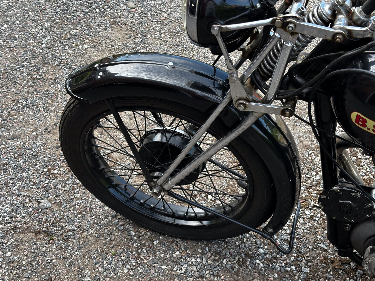 Exterior image of 1943 BSA 500