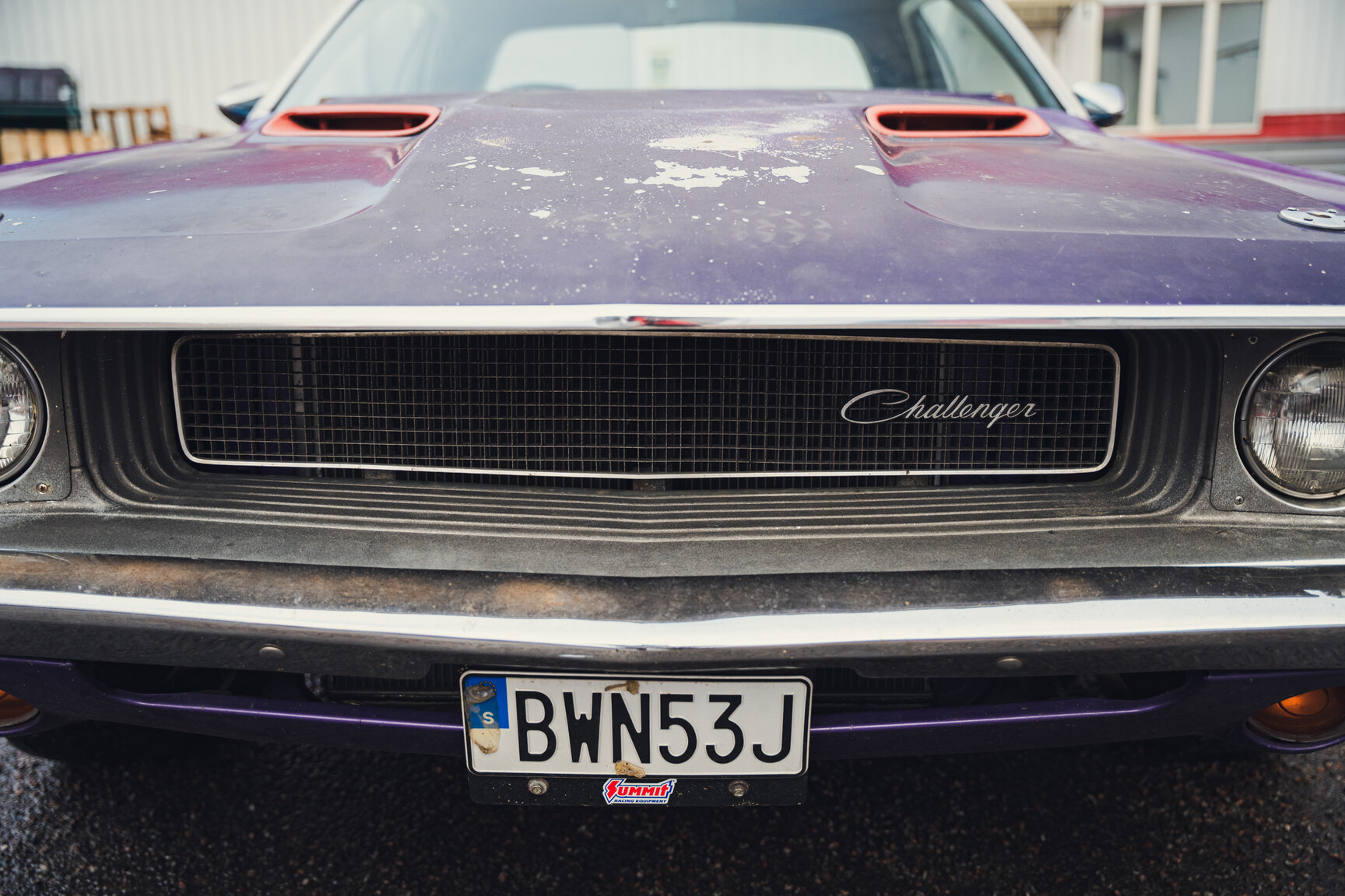 Exteriörbild på 1970 Dodge Challenger - Ett sista race