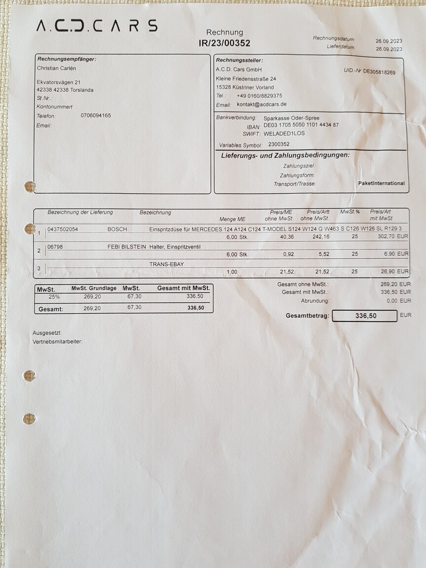 Documentation for 1992 Mercedes-Benz 300 SL-24