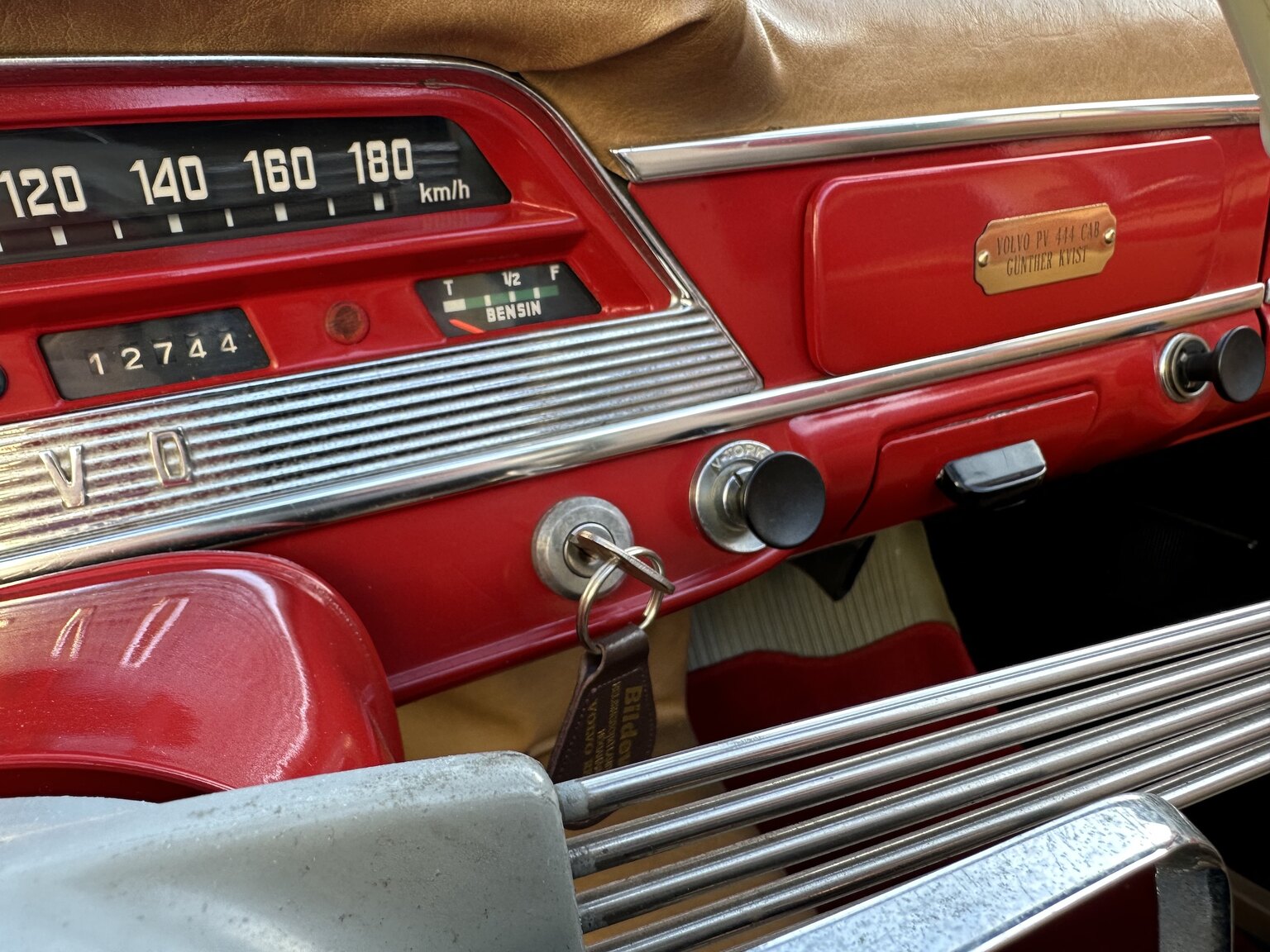 Innenraumfoto von 1965 Volvo PV Cabriolet