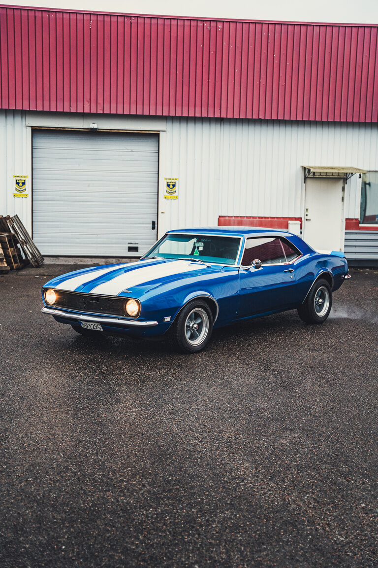 Exteriörbild på 1968 Chevrolet Camaro - Ett sista race