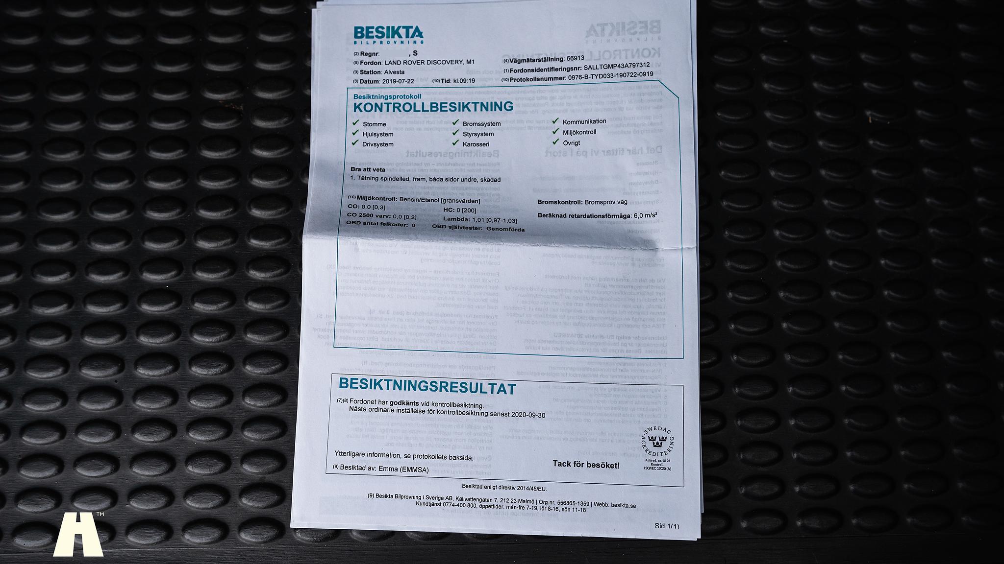 Documentation for 2003 Land Rover Discovery II, 2003