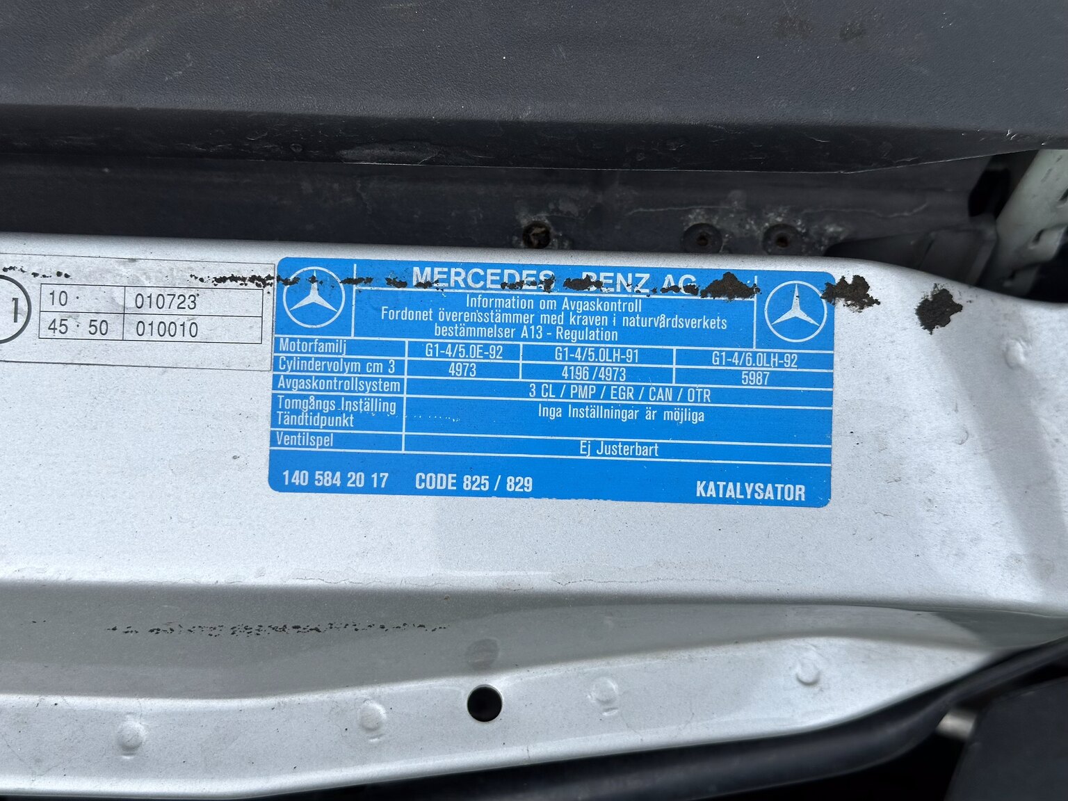 1992 Mercedes-Benz SL 500, Mekanik