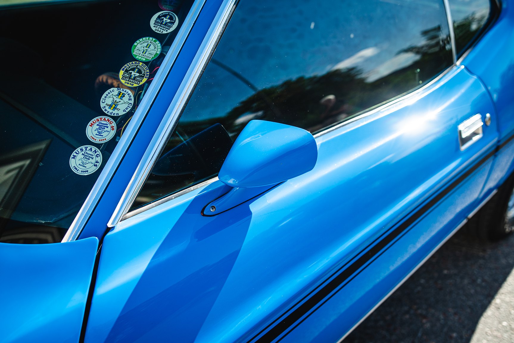 Exteriörbild på 1971 Ford Mustang Mach 1