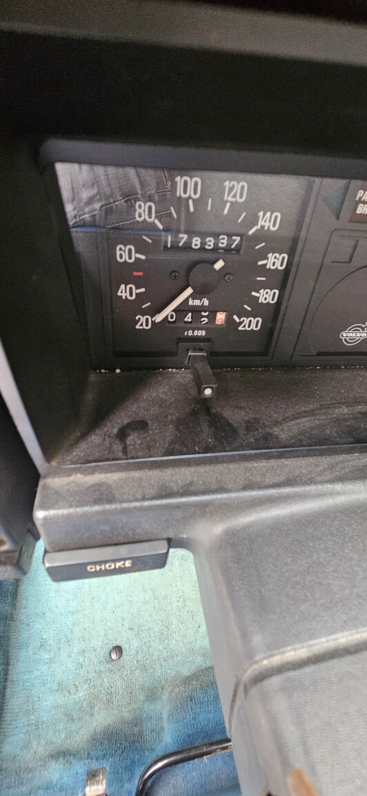 Interiörbild 1977 Volvo 242