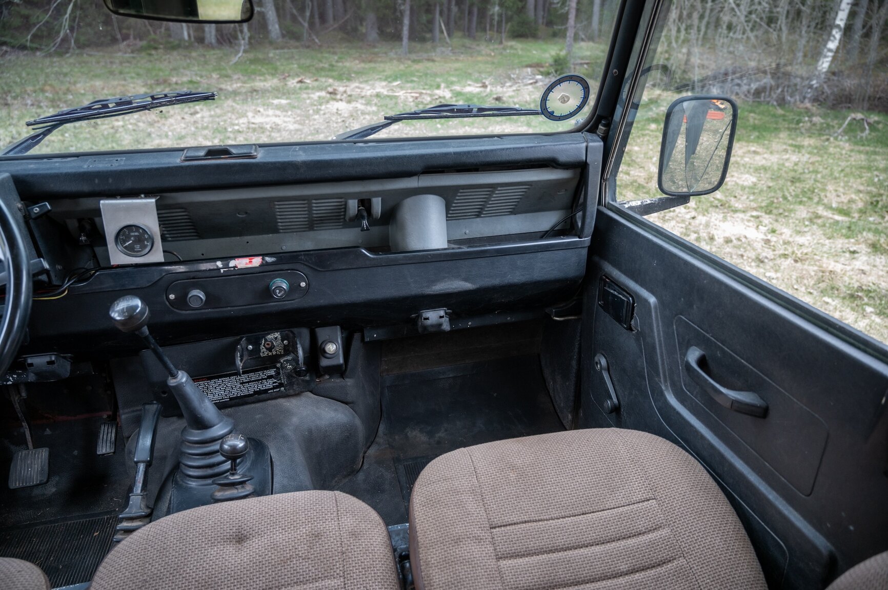 Interiörbild 1986 Land Rover 90 2.5D