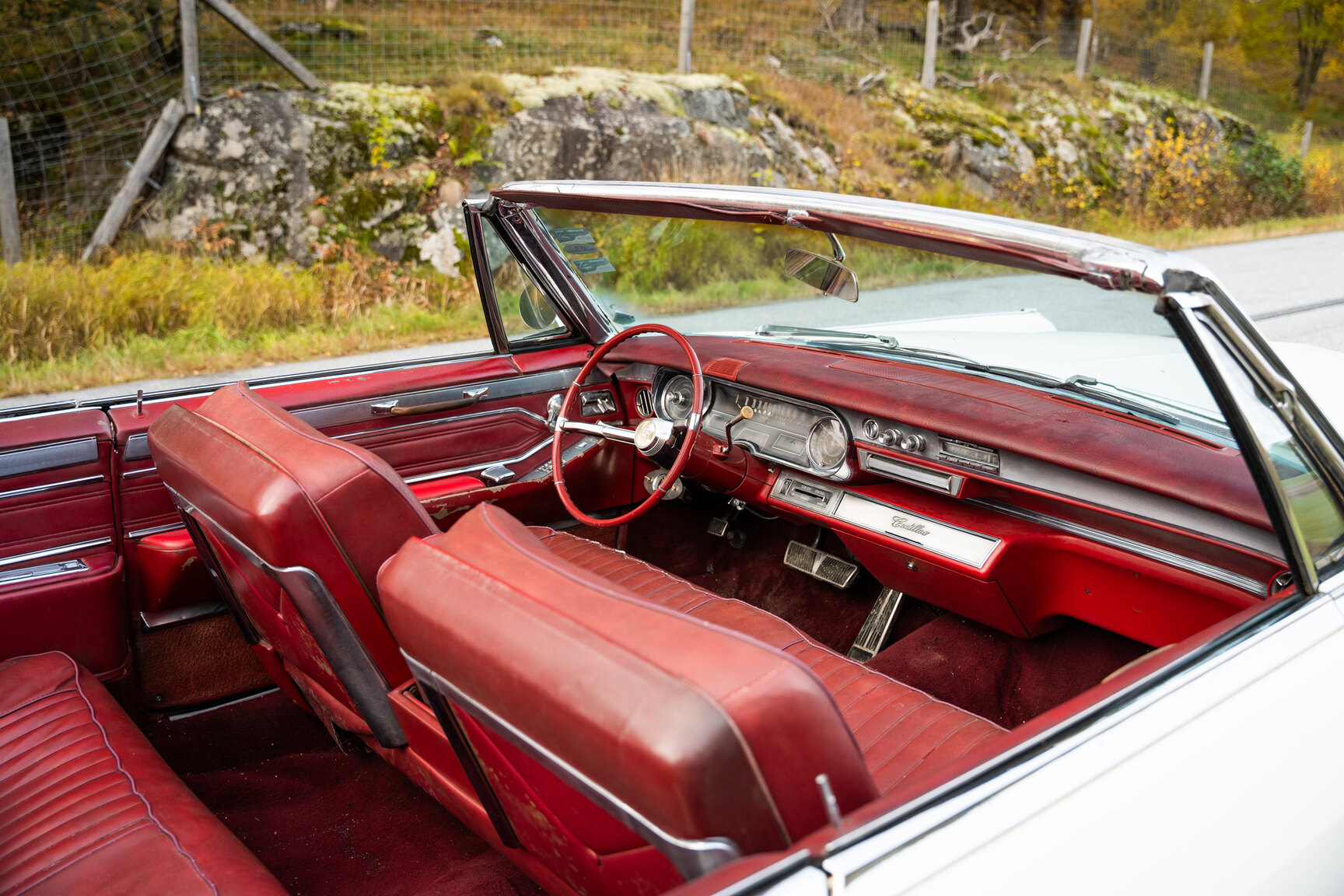 Interiörbild 1965 Cadillac De Ville convertible