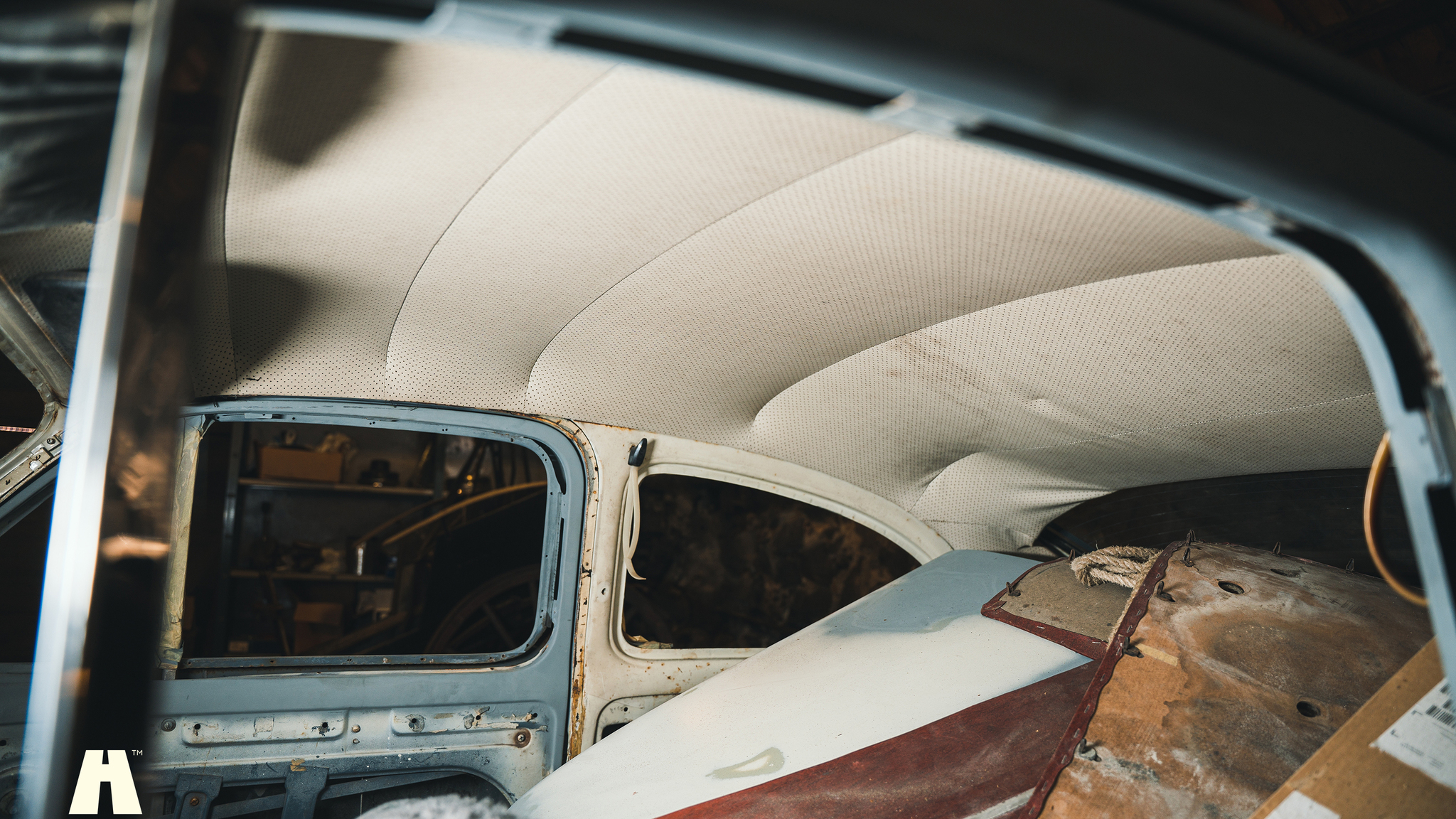 Innenraumfoto von 1966 Volvo PV Sport barnfind