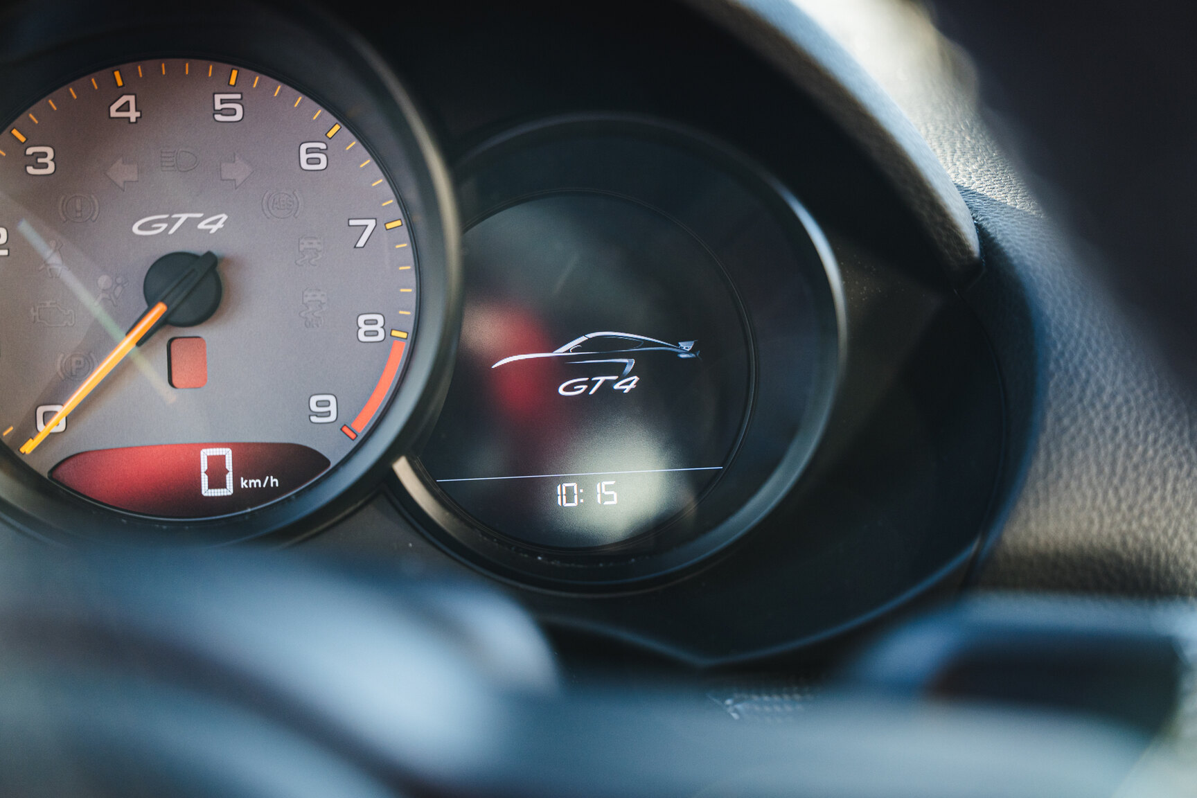 Interiörbild 2020 Porsche 718 Cayman GT4