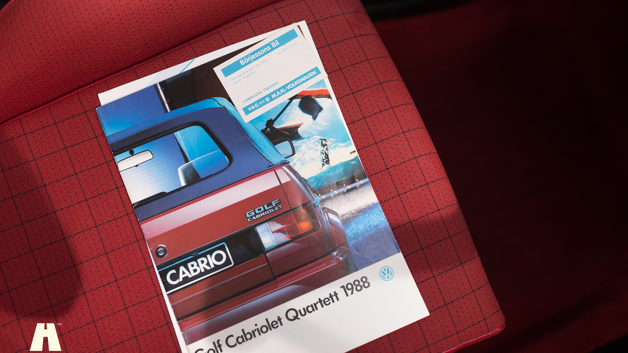 Documentation for 1988 Volkswagen Golf GTI Cabriolet
