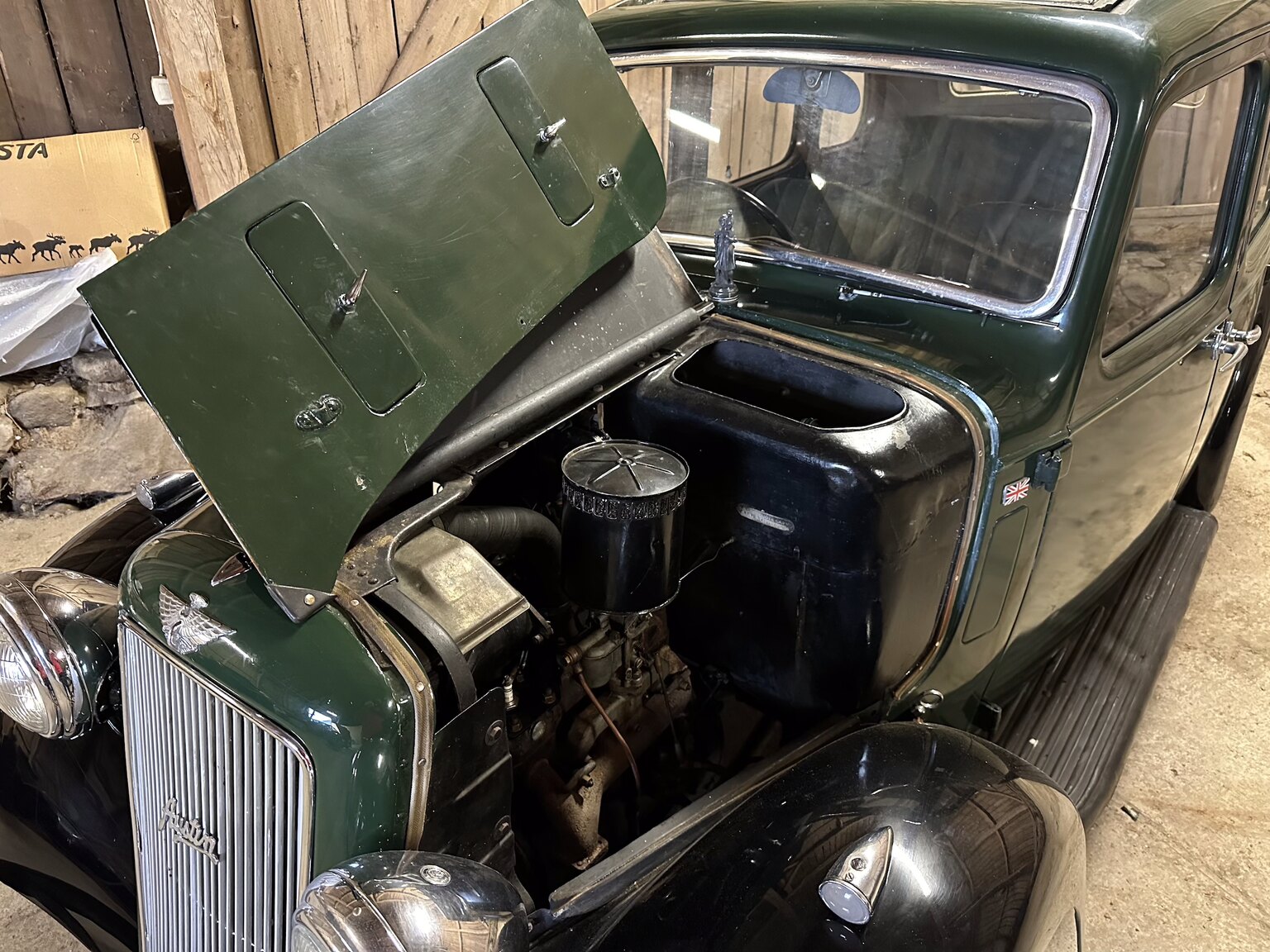 1938 Austin 10 1.1 Cambridge, Mekanik