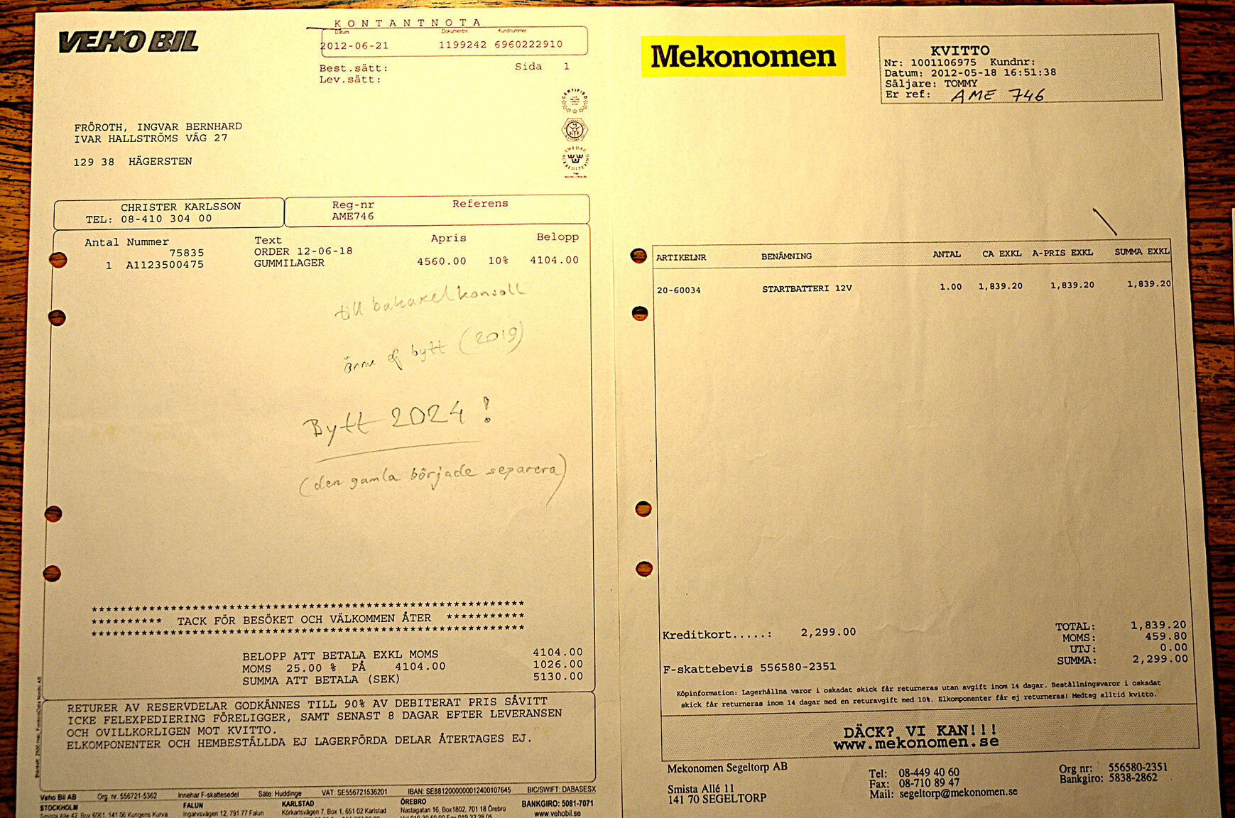 Dokumentation för 1968 Mercedes-Benz W109 300 SEL 6.3