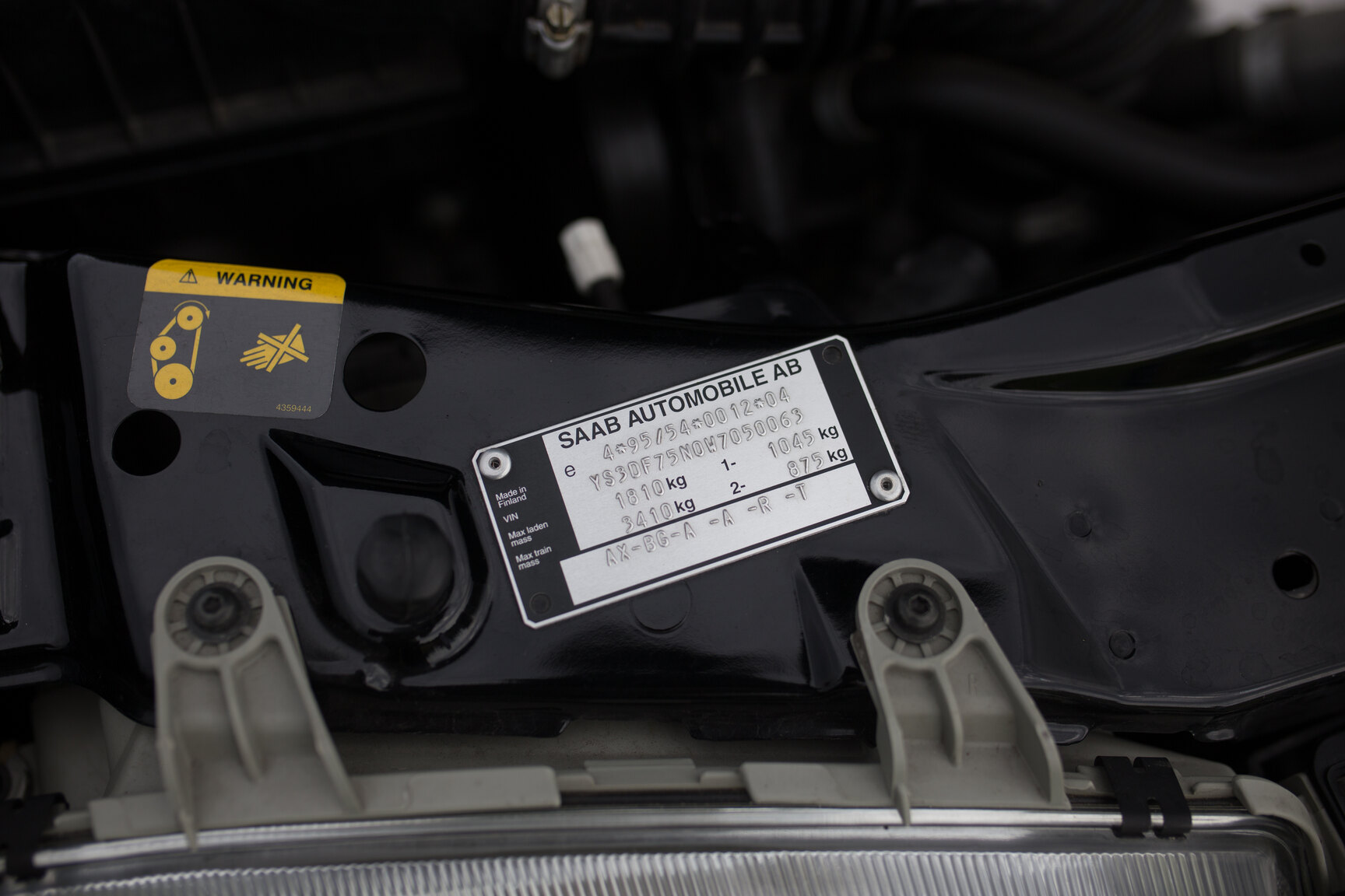 Image of 1998 Saab 9-3 SE 2.0T Convertible mechanics