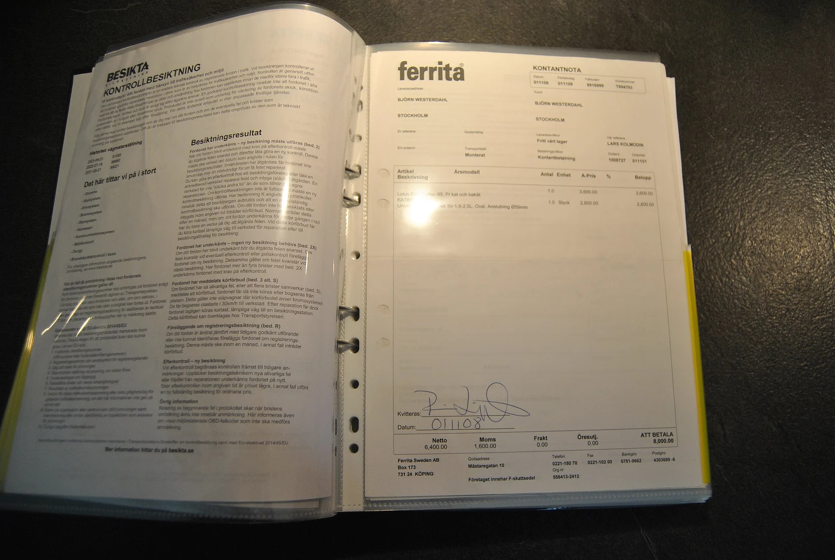 Dokumentation, 1995 Lotus Elan Roadster (9)