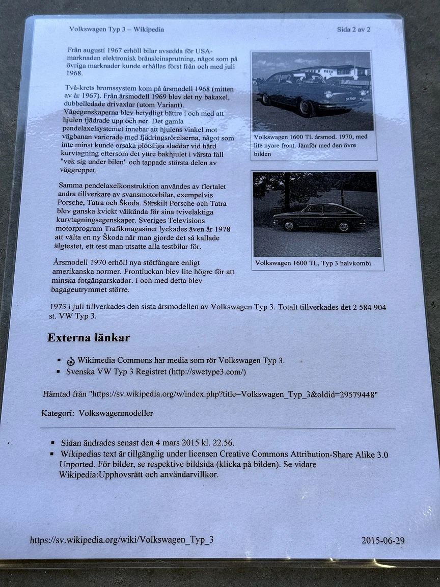 Dokumentation för 1965 Volkswagen 1500 Limousine 311 Notchback (3)