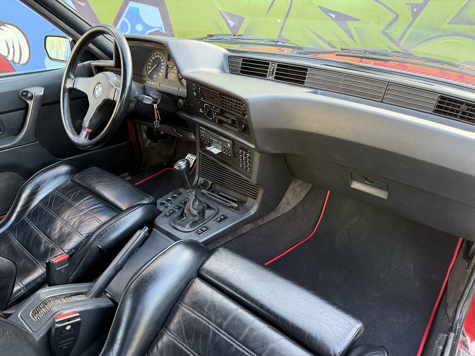 Interiörbild 1984 BMW 635CSi