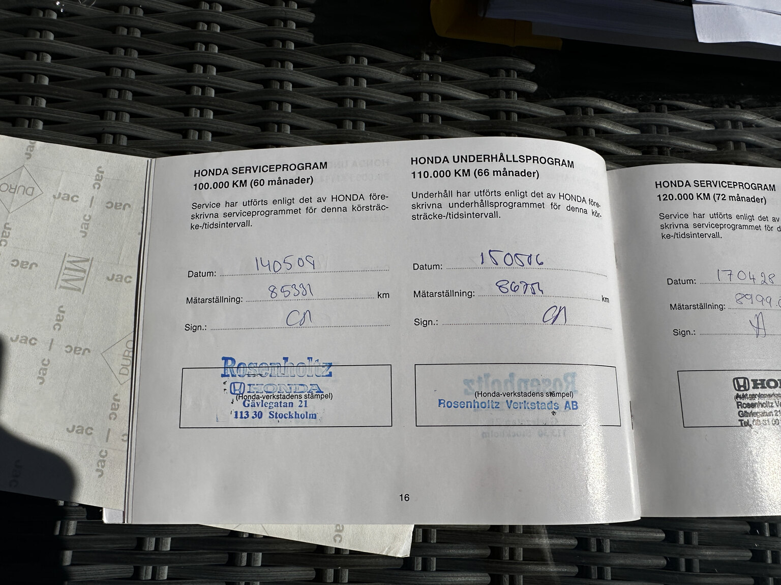 Documentation for 1992 Honda NSX 3.0