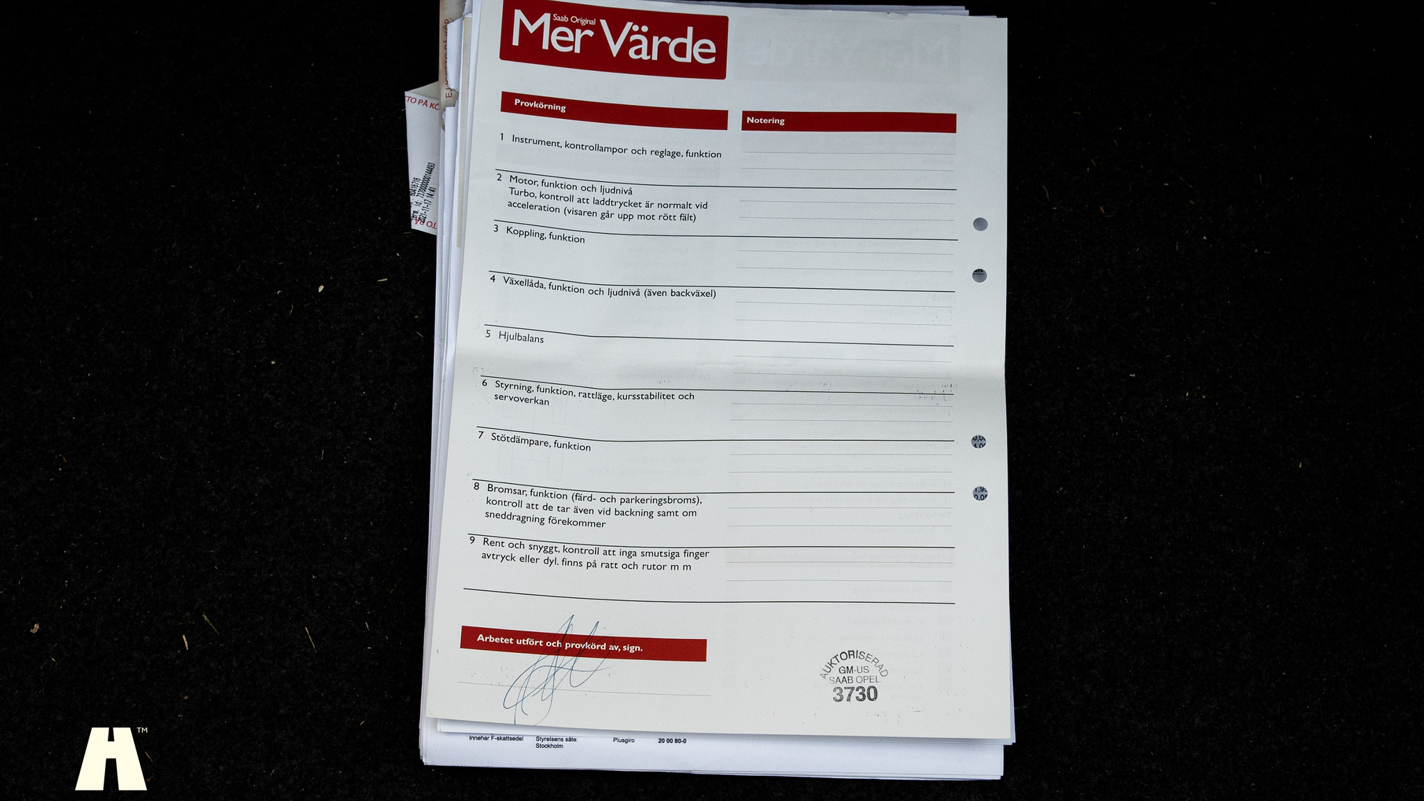 Dokumentation för 1995 SAAB 900 SE V6 Automat