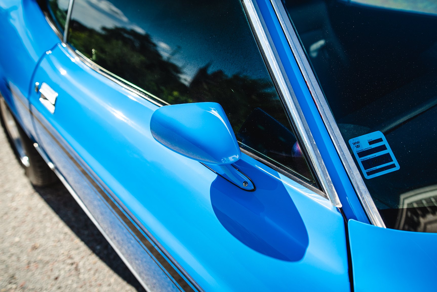 Exteriörbild på 1971 Ford Mustang Mach 1