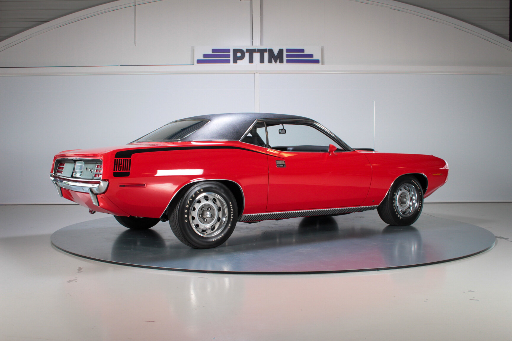 Exteriörbild på 1970 Plymouth Hemi Cuda