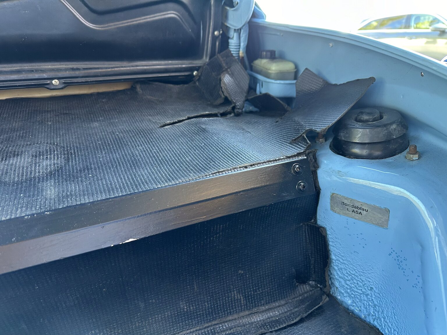 Interiörbild 1979 Volkswagen Beetle 1303 Käfer