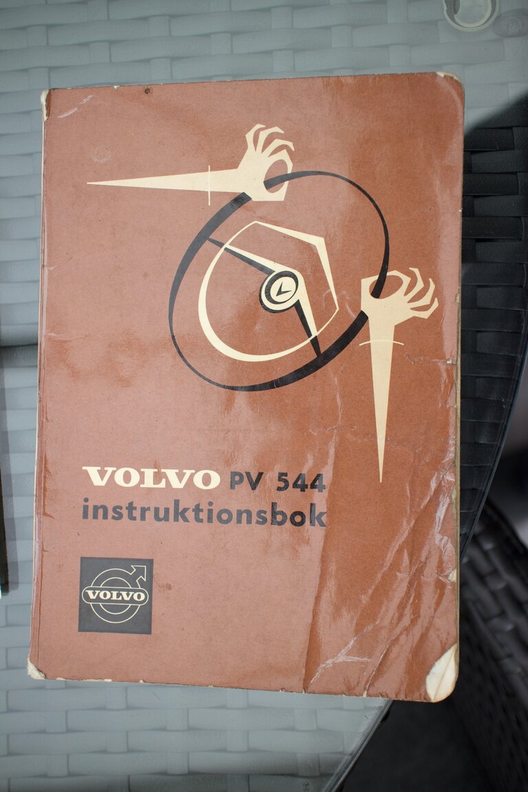 Dokumentation för 1964 Volvo PV544E 1.8
