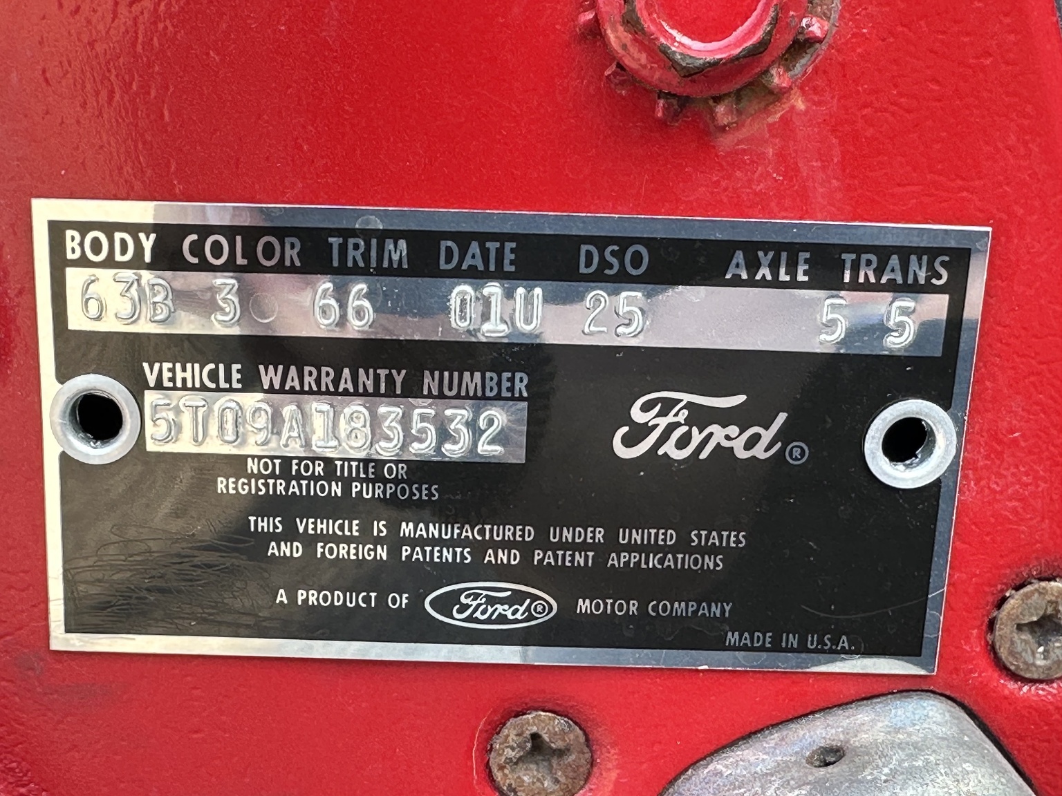 Image of 1965 Ford Mustang 289 Fastback mechanics