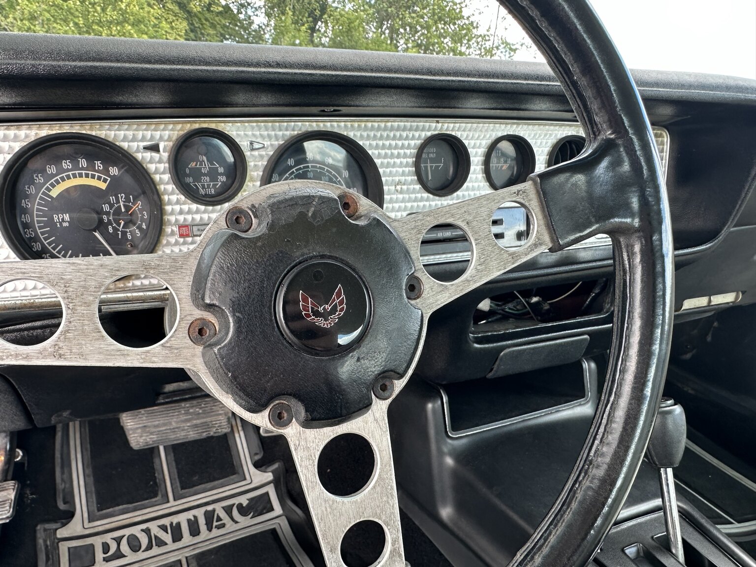 Interiörbild 1976 Pontiac Firebird Trans Am