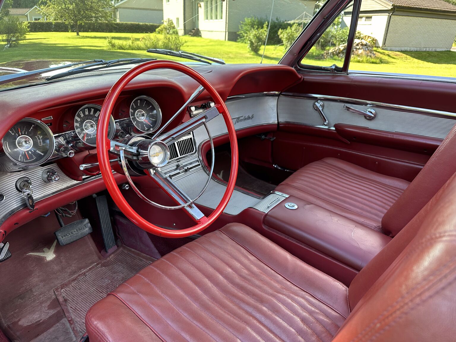 Interiörbild 1961 Ford Thunderbird Convertible