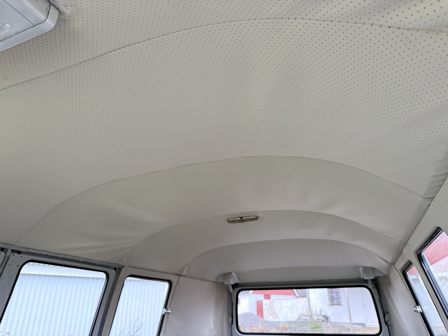 Interiörbild 1967 Volkswagen T1 Kleinbus