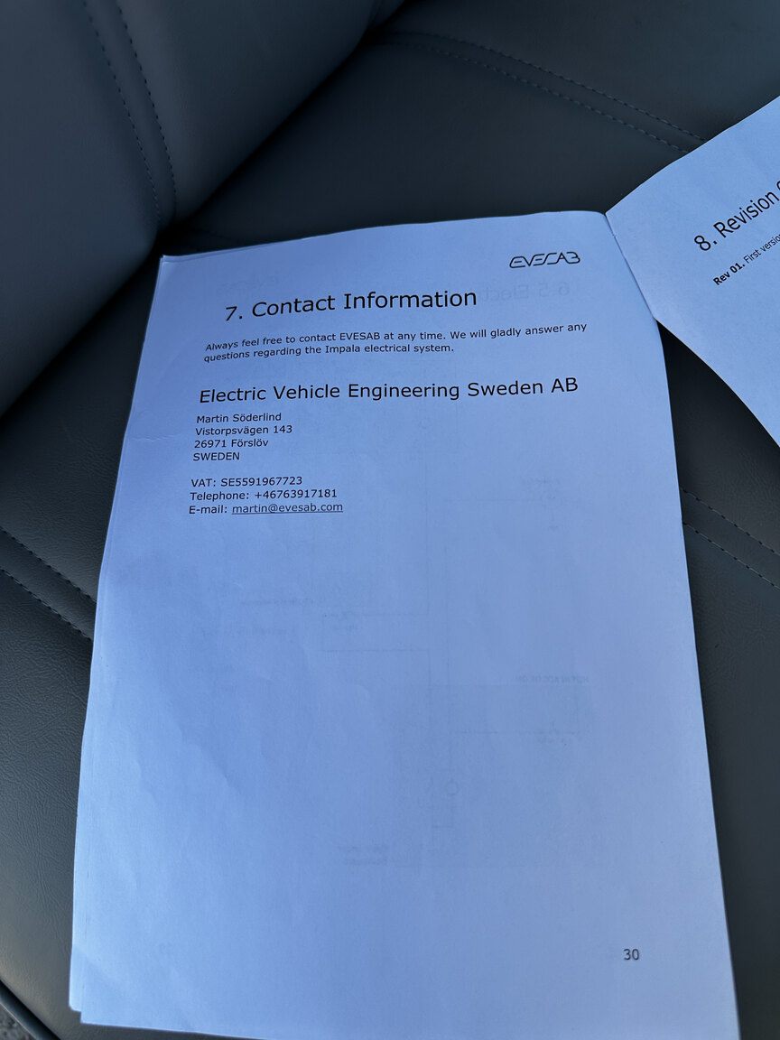 Dokumentation för 1956 FORD F100 Electric