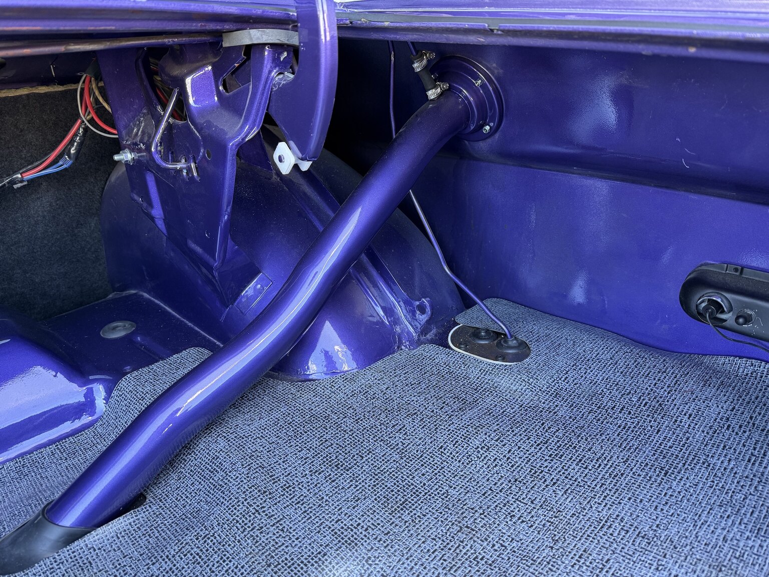 Interiörbild 1970 Dodge Challenger T/A 440 cui