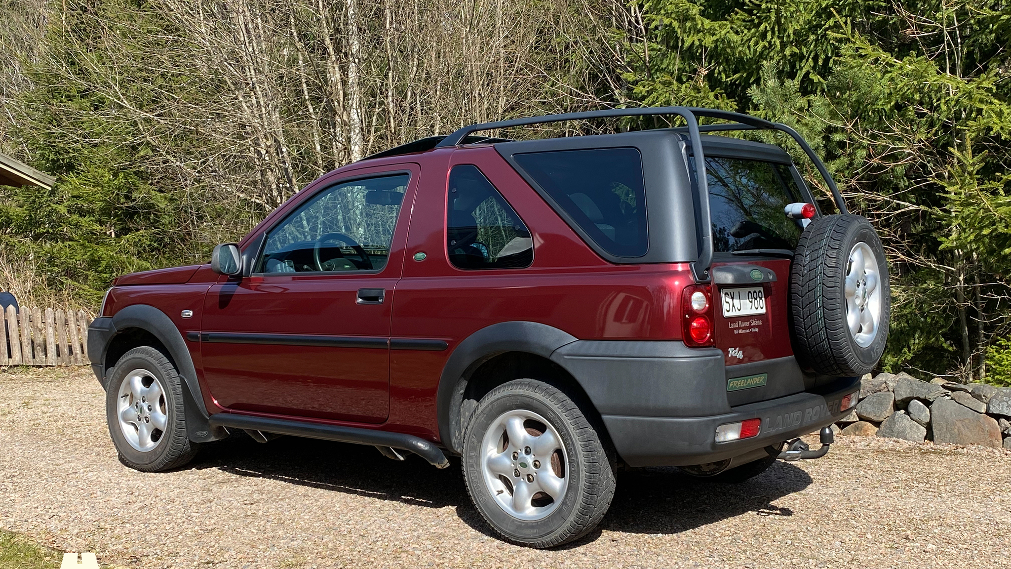 Exteriörbild på 2002 Land Rover Freelander TD4 3d