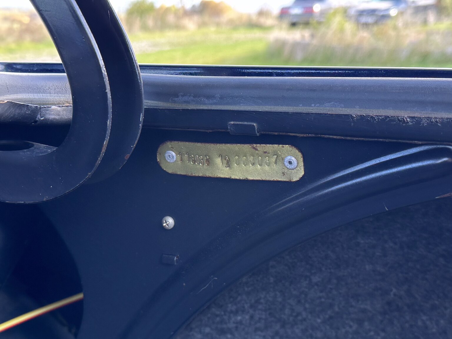 Interiörbild 1975 Mercedes-Benz 450 SEL 6.9 Bepansrad 