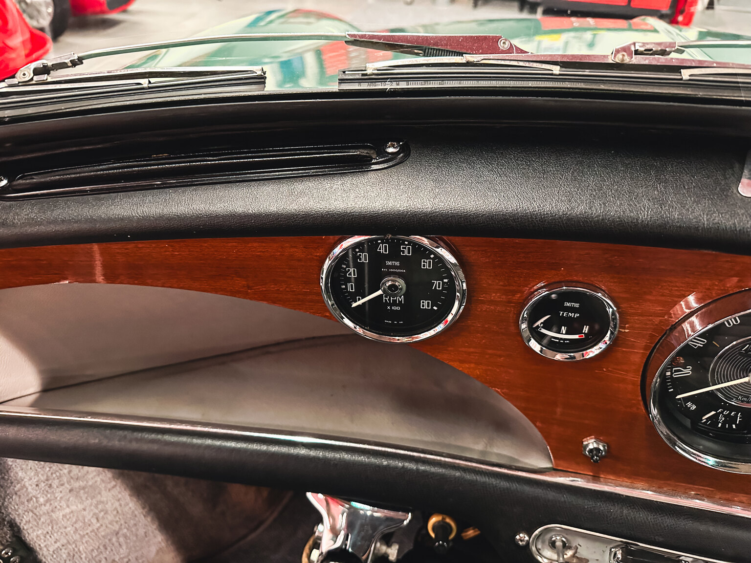 Innenraumfoto von 1965 Austin Cooper