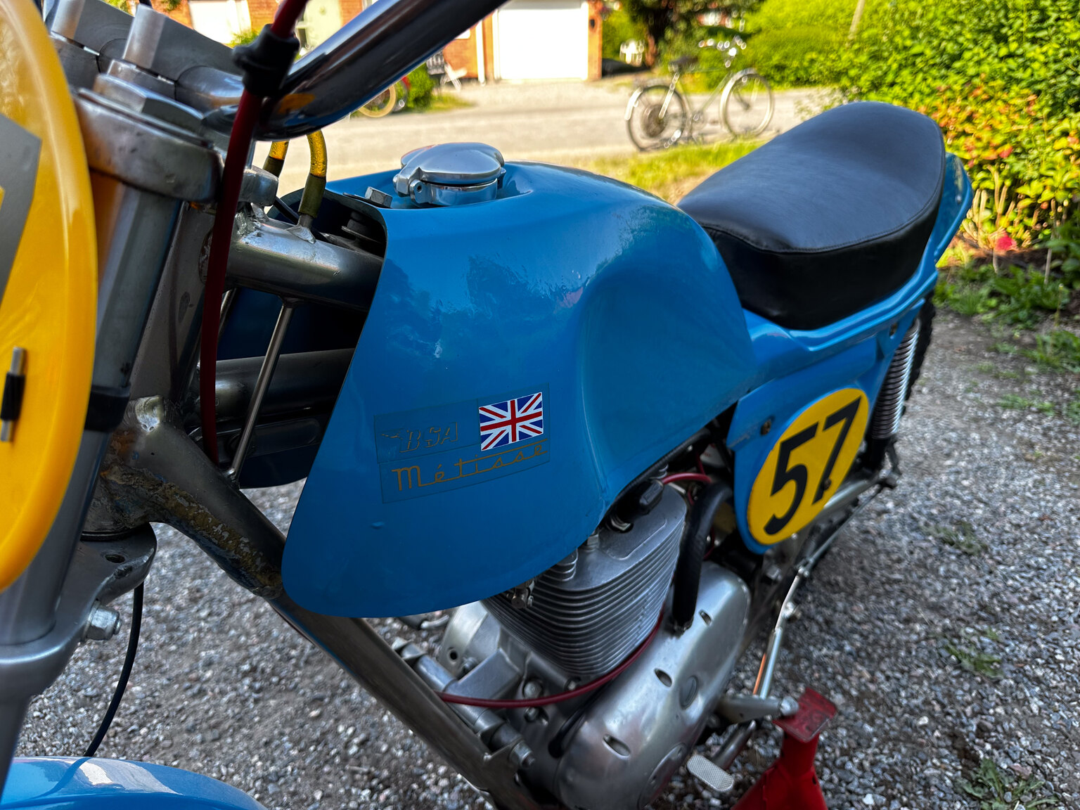 Aussenfoto 1971 BSA Rickman Métisse 500